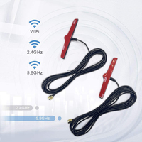 Antenne WiFi GSM 3G 4G LTE longue portée 700-2700 MHz avec câble d'extension 2m 3m pour modem routeur, antenne patch 4G