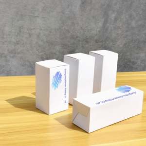 Boîte cadeau coulissante personnalisée en carton blanc pour cosmétiques, bonbons, bijoux, stylos, avec impression de logo sur mesure, plusieurs tailles disponibles - Product Image 2