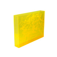 Boîte de protection pour livre en acrylique gravé sur mesure, boîte de protection pour livre en plexiglas bleu, étui pour livre en perspex