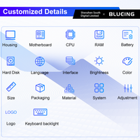 OEM yeni dizüstü iş dizüstü bilgisayarlar Pc bilgisayar Intel Pentium altın 6500Y 16GB 32GB 128GB 256GB dizüstü bilgisayarlar yepyeni Ordinateur taşınabilir