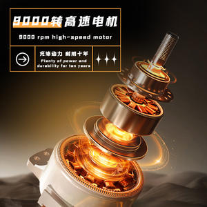 เครื่องตัดผมไฟฟ้า Kemei รุ่น KM-1890 ตัวเครื่องทำจากโลหะผสมสังกะสี หน้าจอดิจิตอล ความเร็วสูง สำหรับช่างตัดผมมืออาชีพ - Product Image 2