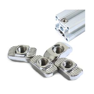 Écrou en T pour toutes les séries de profil en aluminium, idéal pour le marteau des pièces, 6 8 <span class=keywords><strong>10</strong></span>, coulissant, M4, M5, M6, M8, <span class=keywords><strong>10</strong></span> pièces au meilleur prix - Product Image 4