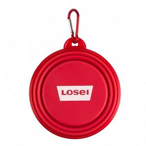 Custom Portable Silicone Pet Bowl Collapsible Travel Dog Bowl - Product Image 2