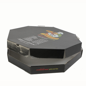 Caja de Pizza Octogonal de Papel Kraft de Calidad Garantizada, Venta al por Mayor, Barata, Nuevo Diseño <span class=keywords><strong>2022</strong></span>, Cajas de Cartón con Impresión a Color - Product Image 4