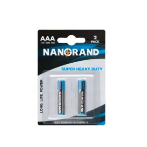 Super Heavy Duty Aaa Dry Battery Juguetes sexuales Servicio OEM Azul 3 años Chaqueta de aluminio/PVC de alta energía Zinc Carbon CE ROHS 3 años