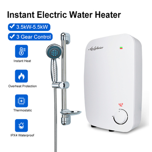 เครื่องทำน้ำร้อนแบบให้ความร้อนเร็ว 5500W แกนทำความร้อนสแตนเลส ควบคุมด้วยปุ่มหมุนแบบง่าย OEM ODM รองรับหลายแรงดันไฟฟ้า - Product Image 5