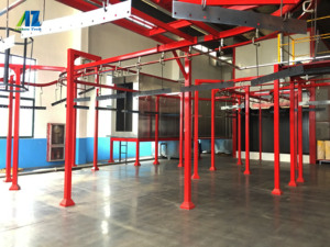 Línea de recubrimiento en polvo completamente automática para muebles de Metal de pintura en aerosol con horno de Gas y máquina reciprocadora - Product Image 6