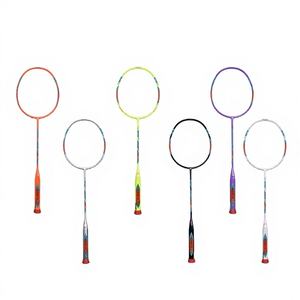 Raquette de badminton ultra légère 8U entièrement en carbone pour entraînement adulte, dureté modérée G5, poignée 62g, raquette de compétition - Product Image 1