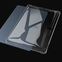 Coque transparente légère antichoc avec coussin d'air aux coins en TPU souple pour OPPO Pad SE 11 pouces 2025