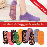 Chaussettes d'été fines de qualité supérieure, nouvelle collection, pour enfants, avec points en silicone antidérapants, idéales pour l'apprentissage de la marche et le trampoline.
