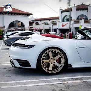 Kit souple de carrosserie Aero en Fiber de carbone <span class=keywords><strong>s</strong></span>èche de Style TC pour <span class=keywords><strong>Porsche</strong></span> <span class=keywords><strong>911</strong></span> 992 <span class=keywords><strong>Carrera</strong></span> <span class=keywords><strong>S</strong></span> jupes latérales de lèvre avant diffuseur arrière Spoiler Bodykit - Product Image 6