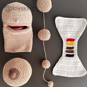 <strong>Midwife</strong> Doula <strong>Gift</strong> Set for Breastfeeding, Training Lactation Consultant,obstetrician <strong>Student</strong> Crochet Set,baby Puppet Breast - Product Image 1