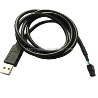 Cable Convertidor USB a RS232 Personalizado con Terminales RX/TX/GND