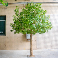 Arbre artificiel japonais Pieris, résistant aux UV, arbre vert réaliste, faux arbre, tronc en fibre de verre pour la décoration paysagère commerciale