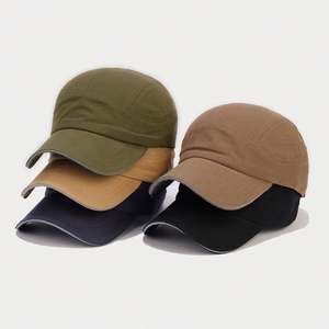 Casquettes de baseball américaines pour hommes, style rétro, à visière, pour le sport en plein air, le camping, séchage rapide, chapeau de soleil souple - Product Image 1