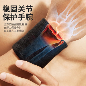 Muñequera deportiva transpirable para baloncesto, tenis, Fitness, Unisex, absorbe el sudor, protección para la muñeca - Product Image 1