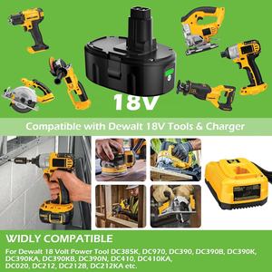 Batería de Repuesto de Iones de Litio de 6.0Ah para <span class=keywords><strong>Dewalt</strong></span> <span class=keywords><strong>18V</strong></span> XRP Ni-Cad Ni-Mh <span class=keywords><strong>DC9096</strong></span> DE9095 DE9096 DW9096 DW9098 Baterías <span class=keywords><strong>18V</strong></span> XRP - Product Image 6