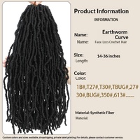 Faux Locs Crochet Hair African Dreadlocks European and American Domestic Silk Model 013