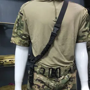 シングルポイント戦術ギアベルト狩猟アクセサリー金属弾性ショルダーストラップとロープ製品カテゴリーElastoplast - Product Image 2