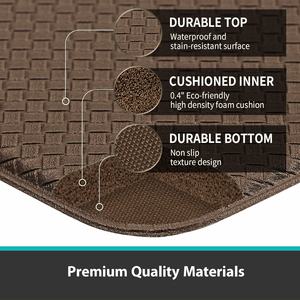 Alfombra Cuadrada de PVC de Color Sólido para Cocina, Alfombra Antideslizante para el Hogar, Absorbente y Lavable para Restaurante, Baño y Puerta - Product Image 4