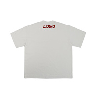 T-shirt personnalisé avec logo, T-shirt tendance, logo personnalisé, coton décontracté, T-shirt à col rond ample à manches courtes