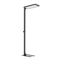 Lampe de sol moderne pliable en aluminium 80W à détection de lumière