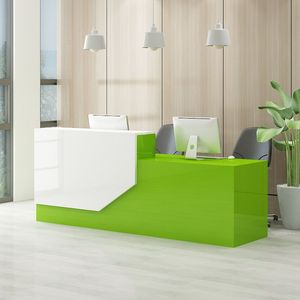 شعار قابل للتخصيص مبنى مكتب أمامي حجر صناعي ملون مكتب استقبال مركز تعليم الأطفال - Product Image 5