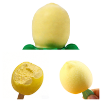 Produits à succès pour les grossistes : Crème glacée aux fruits 3D saveur pêche, chocolat au lait, crème glacée aux fruits virale, vente directe usine