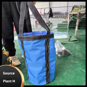 Bolsa de almacenamiento de herramientas de electricistas de servicio pesado personalizada Cubo de tela Oxford Sujetadores con cremallera Altura de Trabajo Portátil Directo en stock - Product Image 3