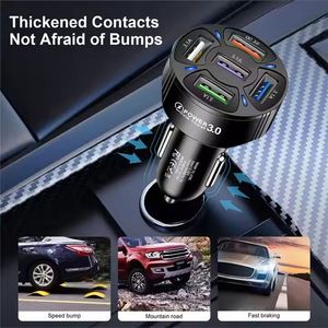 35W Fast Charging <b>USB</b> Car Charger 5 <b>USB</b> QC 3.0 Car Phone Charger 5V 7A Car <b>Cigarette</b> <b>Lighter</b> Adapter - Product Image 4