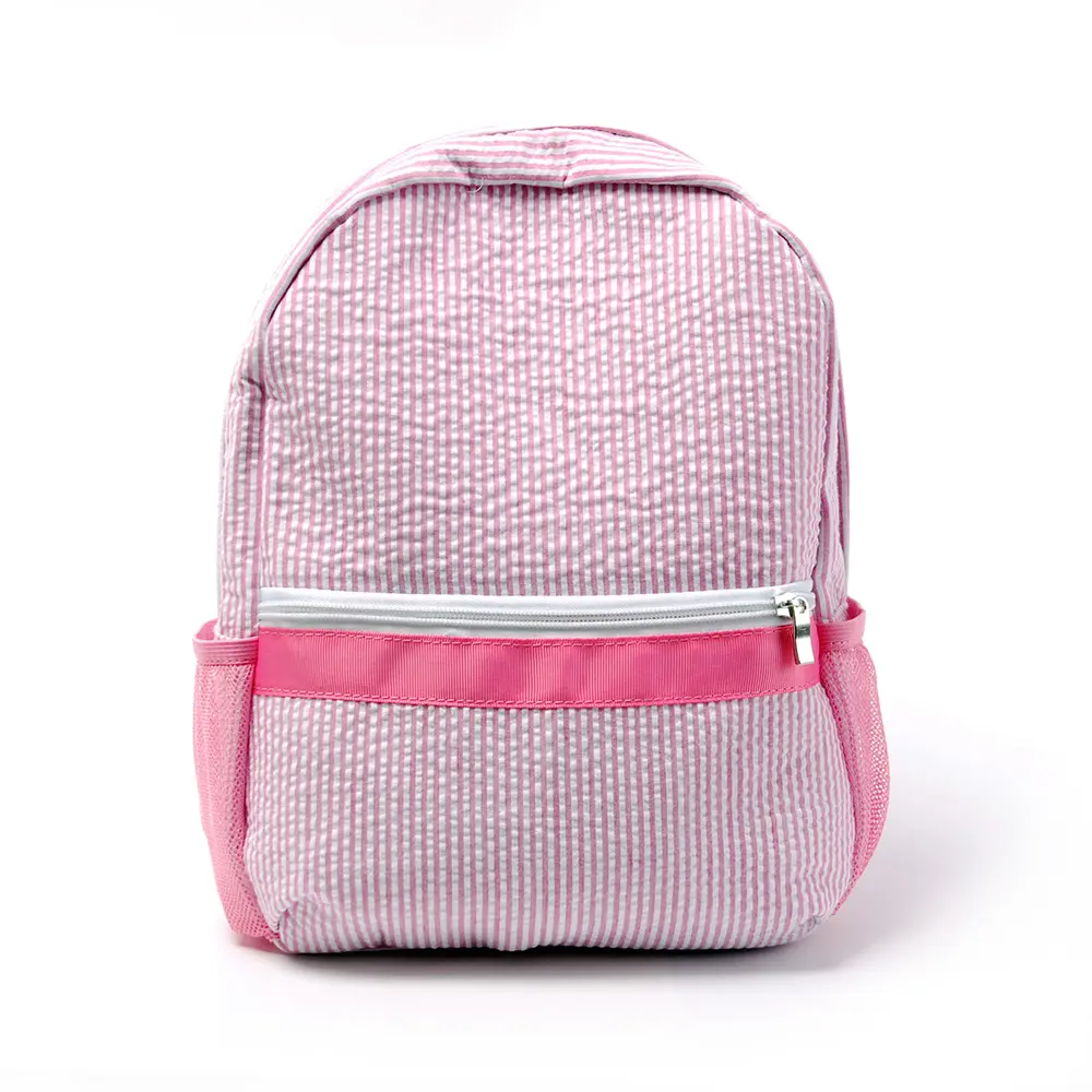 Pink Toddler Seersucker zaini 25pcs Lot GA magazzino locale borsa a tracolla per bambini borsa da scuola regalo DOMIL106187