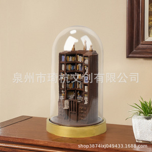 Mini estantería para libros The Bay Library, resinas sintéticas, decoración para el hogar y la oficina, regalo - Product Image 2