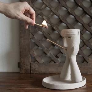 Porte-encens artisanal haut de gamme, base élégante, décoration d'intérieur, cadeau - Product Image 3