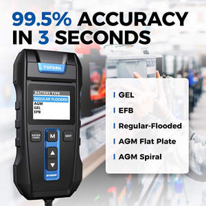 Máy Phân Tích Ắc Quy Ô Tô TOPDON BT300P 12V 24V, Máy Kiểm Tra Ắc Quy Xe Hơi Kỹ Thuật Số Có In Hình - Product Image 6