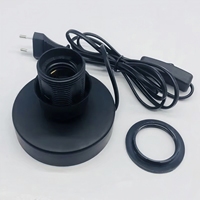 Support de lampe rétro en laiton E26/E27 à vis, double usage plafond et table, éclairage créatif DIY A012