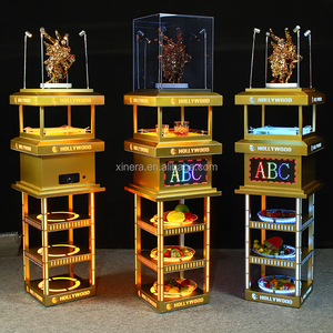 Bandeja de Aperitivos LED Personalizada con Diseño de Dragón, Plato Luminoso de Múltiples Niveles para Servicio VIP en Discotecas - Product Image 5
