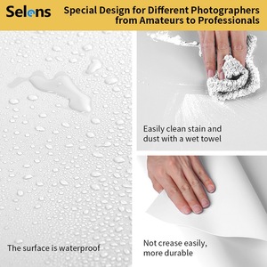 Selens 120x200 cm PVC mat réfléchissant double face arrière-plan de photographie 48x80 pouces arrière-plan en vinyle pour la photographie vidéo - Product Image 4