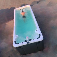 Baignoires Balnéo Autoportantes pour 6-7 Personnes, Spa de Massage Extérieur pour Fêtes, Jacuzzi