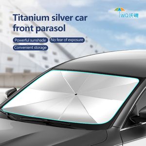 우산처럼 맞춤형 휴대용 접이식 자동차 자외선 차단 차양 수동 제어 액세서리 - Product Image 5