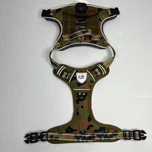 Outdoor Led <b>Light</b> Up <b>Dog</b> Harness Camouflage Oxford Cloth For Large Medium Small <b>Dogs</b> - Product Image 4
