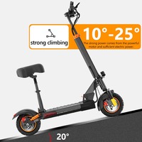 Scooter électrique pliable intelligent étanche de qualité assurée, norme UL2272, M4 Lithium 10AH, pour la distribution nord-américaine