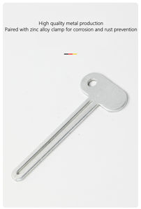 Exprimidor de Tubos de Acero Inoxidable, Dispensador Manual de Rodillo para Pasta de Dientes, Crema de Manos, Tinte para el Cabello, Pintura y Ungüento - Product Image 2