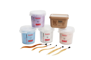 Nouveauté : Poudre décolorante pour <span class=keywords><strong>cheveux</strong></span> bio, parfumée à la rose, 11 niveaux, sans odeur piquante, anti-jaunissement, fabrication italienne, étiquette privée - Product Image 4
