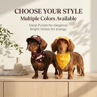 Casquette de baseball ajustable en satin à pois avec trous pour les oreilles, visière incurvée pour chiens et chats de petite, moyenne et grande taille, chapeau de soleil mignon et tendance pour animaux de compagnie