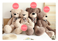 OEM/ODM personnalisé 5 pieds 6 pieds grand animal en peluche brun gros ours en peluche géant surdimensionné ours en peluche cadeau d'anniversaire pour fille femmes