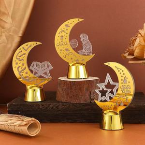 <span class=keywords><strong>Nile</strong></span> สินค้ามาใหม่ของชาวมุสลิมในอิสลาม, สินค้ามาใหม่ของตกแต่งบ้านเทียน LED รูปพระจันทร์ศักดิ์สิทธิ์โคมไฟอะคริลิคอิเล็กทรอนิกส์ - Product Image 4