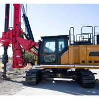 Foreuse rotative SR125 (1300 mm) - Multifonctionnelle pour le forage de puits d'eau, les sondages géothermiques et l'exploration minière, profondeur 45 m
