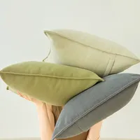DaiRui Housses de coussin luxueuses décoratives nordiques en chenille douce