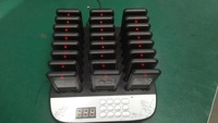JT-913 FOB Prix Étanche Sans Fil Restaurant Carré Coaster Vibrant Beeper Téléavertisseurs Vibration Serveur Système D'appel Buzzer