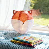 Lampe de table en tissu de soie en forme de dessin animé européen, lampe de chevet mignonne pour chambre d'enfant, lumière d'ambiance décorative pour bureau E14